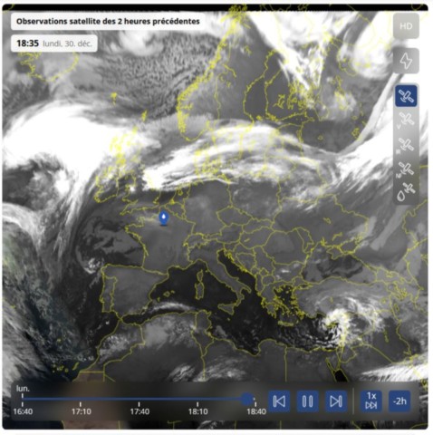 Satellite et radars